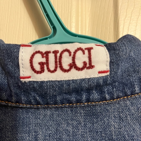 Gucci Women's Denim Jacket Tiger Print - Picture 11 of 13